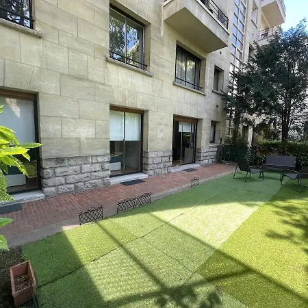 Jardin Boissiere Esclusivo 90mq Con Giardino Privato * Parijs
